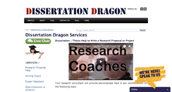 Desktop Screenshot of dissertationdragon.com